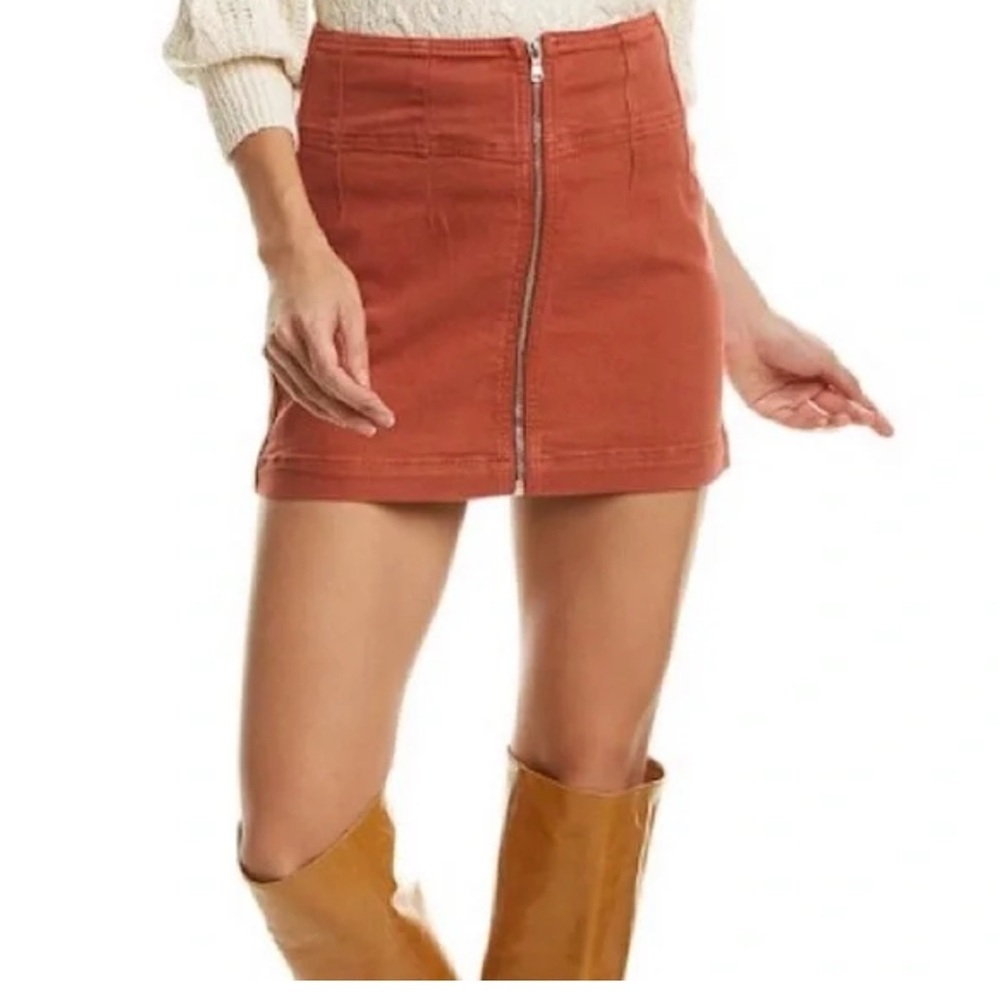 Free People We The Free Virgo Jean Mini Skirt Primrose Size 27